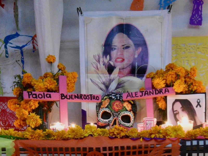primera ofrenda colectiva para victimas de tramsfeminicidio y crimenes de odio